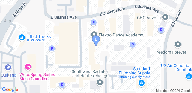 Map to Elektro Dance Academy 